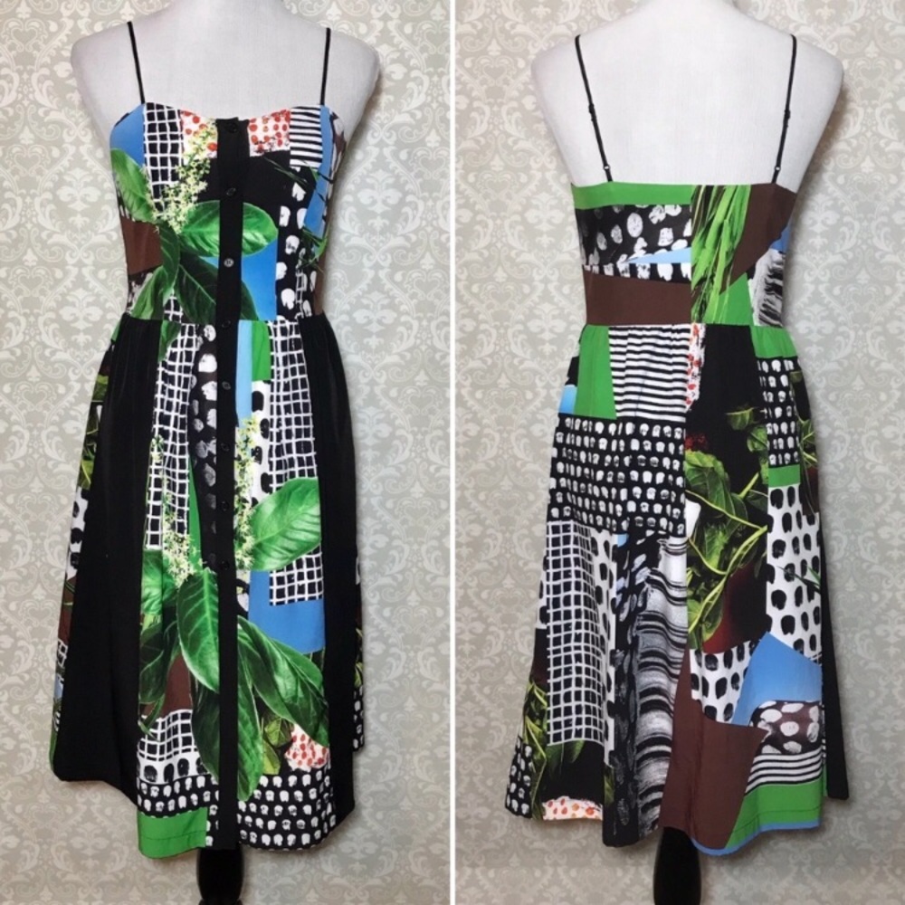 Clover Canyon Multi Graphic Print Dress